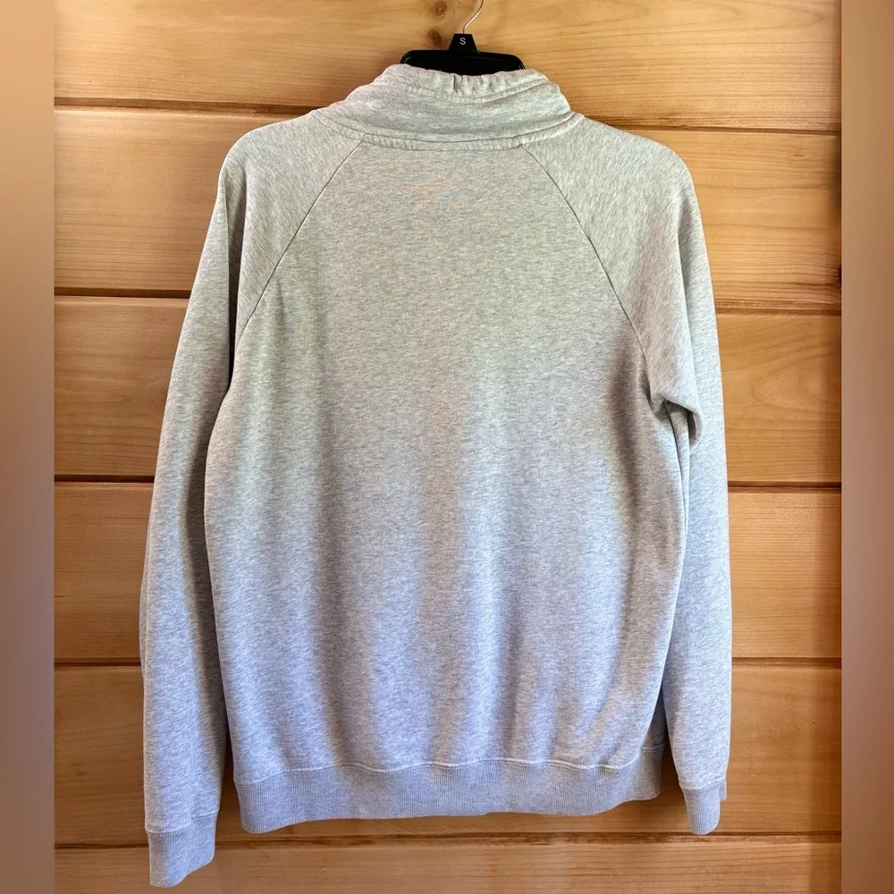 Women's Nike Heather Gray Rally Half-Zip Sweatshirt. Size Small - Picture 5 of 7